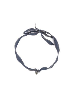 Catherine Michiels bracelet à breloque cœur en argent et diamants