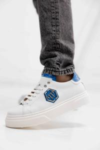 Philipp Plein 77967 Sneakers Kids Wit - Maat 37 - Kleur: WitBlauw | Soccerfanshop