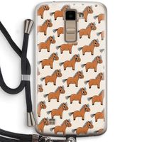 Pony: LG K10 (2016) Transparant Hoesje met koord