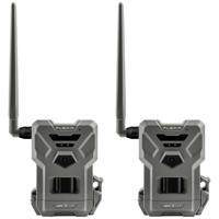 Spypoint FLEX-M Twin Pack Wildcamera 28 Mpix Geluidsopnames, 4G beeldoverdracht, GSM-module Grijs-groen (mat)