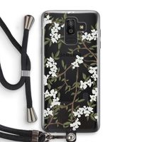 Blossoming spring: Samsung Galaxy J8 (2018) Transparant Hoesje met koord
