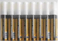 Krijtstift securit sma-720 blokpunt 7-15mm wit