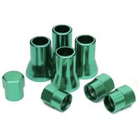 TT-products ventieldoppen complete TR413 Green aluminium 8-delig groen - thumbnail