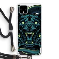 Cougar and Vipers: Pixel 4 XL Transparant Hoesje met koord