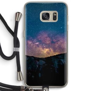 Travel to space: Samsung Galaxy S7 Transparant Hoesje met koord