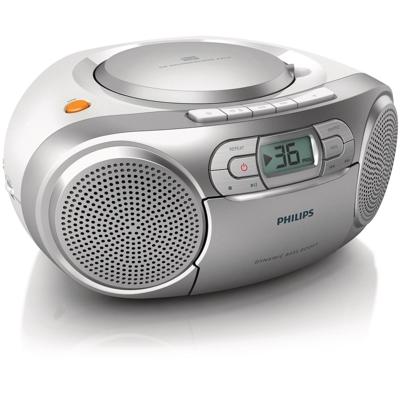 Philips AZ127 CD speler Zilver