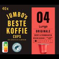 Jumbo&apos;s Lungo Originale Koffiecups 40 Stuks
