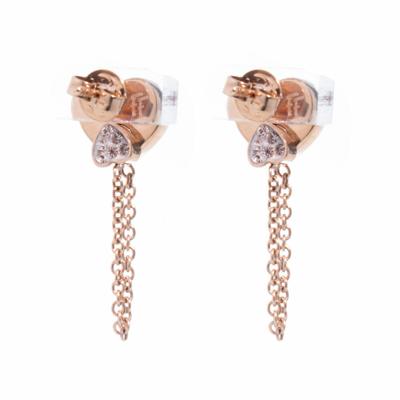 Dames oorbellen Folli Follie 3E0T033RS 15 mm