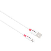 Skross USB-kabel USB 2.0 USB-C stekker 2.00 m Wit Rond SKCA0005A-MFI200CN - thumbnail