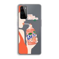 Peach please!: OnePlus 9 Pro Transparant Hoesje