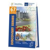 Topografische kaart - Wandelkaart 67 Discovery Kilkenny, Tipperary | Ordnance Survey Ireland