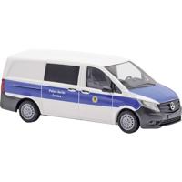 Busch 51158 H0 Hulpdienstvoertuig Mercedes Benz Vito, politie Berlin-service Busch 51158 H0 Hulpdienstvoertuig Mercedes Benz Vito, politie Berlin-service