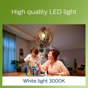 Philips Lighting 871951434372600 LED-lamp Energielabel A (A - G) E27 Peer 2.3 W = 40 W Warmwit (Ø x l) 60 mm x 106 mm 1 stuk(s)