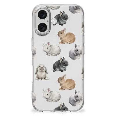 TPU Hoesje voor iPhone 16 Konijntjes