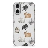 TPU Hoesje voor iPhone 16 Konijntjes