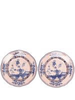 GINORI 1735 lot de 2 assiettes Oriente Italiano Cipria - Rose - thumbnail