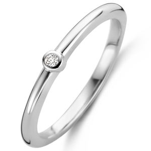 TI SENTO-Milano 12249ZI Ring zilver-zirconia 1,6 mm Maat 60