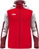 JAKO 6870K Jas Met Kap Dynamic Kids - Rood/Wit/Donkerrood - 164