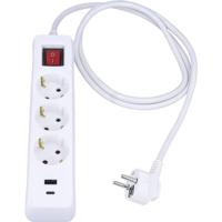 AS Schwabe 11375 Stekkerdoos Wit Randaarde stekker 1 stuk(s)