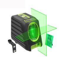 VAK - 1G 1V1H 40mW & 10mW 2 lijn groene Beam Laser-niveau die betrekking hebben op muren en vloeren (groen)