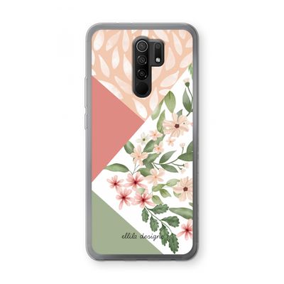 Sweet heaven geometrics: Xiaomi Redmi 9 Transparant Hoesje