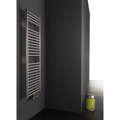 Instamat Badkamerradiator serie Inox Straight 149 x 60.5 cm incl. bevestigingsset geborsteld rvs look