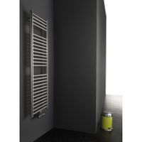 Instamat Badkamerradiator serie Inox Straight 149 x 60.5 cm incl. bevestigingsset geborsteld rvs look