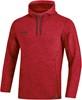 JAKO 6729D Sweater Met Kap Premium Basics Dames - Rood Gemeleerd - 38