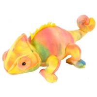 Pluche kameleon knuffel - 20 cm - reptielen knuffels - thumbnail