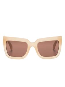 Off-White Eyewear Firenze tinted square-frame sunglasses - Tons neutres