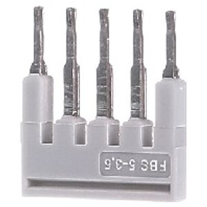 FBS 5-3,5 GY  (50 Stück) - Cross-connector for terminal block 5-p FBS 5-3,5 GY