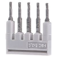 FBS 5-3,5 GY  (50 Stück) - Cross-connector for terminal block 5-p FBS 5-3,5 GY - thumbnail