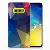 Samsung Galaxy S10e TPU Hoesje Polygon Dark