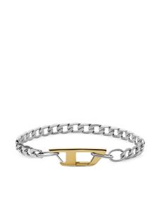 Diesel bracelet Dx1338 à plaque logo - Argent