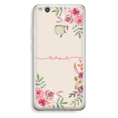 Rozen: Huawei Ascend P10 Lite Transparant Hoesje