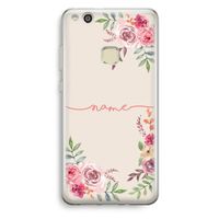 Rozen: Huawei Ascend P10 Lite Transparant Hoesje