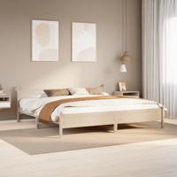 Bedframe zonder matras massief grenenhout 180x200 cm
