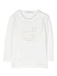 Tartine Et Chocolat t-shirt longues manches à imprimé graphique - Blanc