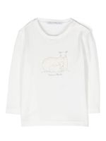 Tartine Et Chocolat t-shirt longues manches à imprimé graphique - Blanc