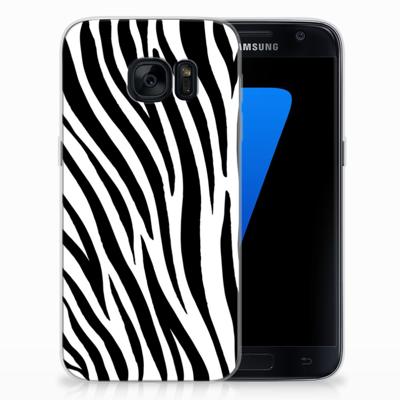 Samsung Galaxy S7 | TPU Hoesje | Zebra