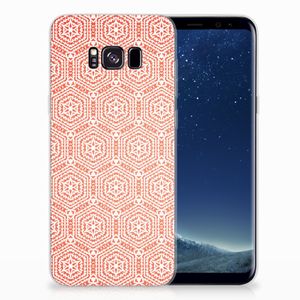 Samsung Galaxy S8 Plus TPU bumper Pattern Orange