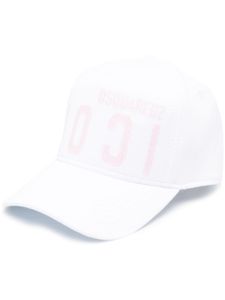 DSQUARED2 casquette à logo imprimé - Blanc