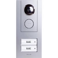 m-e modern-electronics VISTUS VD ALU 620 Vistus Buitenunit voor Video-deurintercom Kabelgebonden Tweegezinswoning Zilver