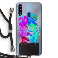 Dream: Samsung Galaxy A20s Transparant Hoesje met koord