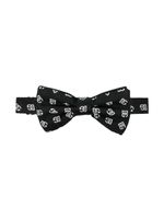 Dolce & Gabbana Kids nœud papillon à motif monogrammé - Noir