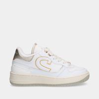 Cruyff campo low white/gold kinder sneakers