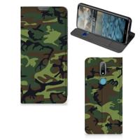 Nokia 2.4 | Hoesje met Magneet | Army Dark