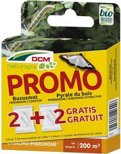 Feromoon Buxusmot 2 2 gratis - Cydalima-Pheromone - DCM Natuurlijke Vijanden