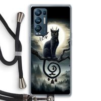 Moonlight Companions: Oppo Find X3 Neo Transparant Hoesje met koord