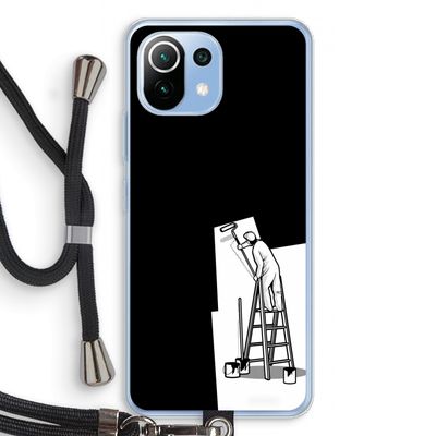 Musketon Painter: Xiaomi Mi 11 Lite Transparant Hoesje met koord